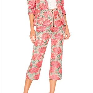 BNWT For Love & Lemons Jackpot Brocade Pant